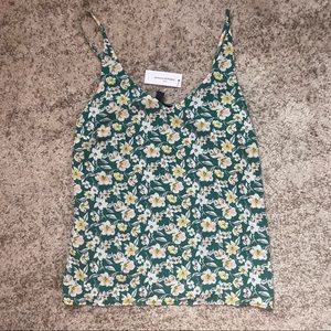 NWT Green Floral Banana Republic Tank Top - XS
